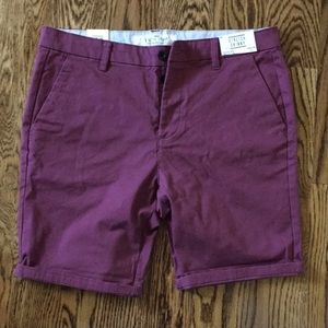 Top Shop Men’s Shorts - Maroon / Red / Purple